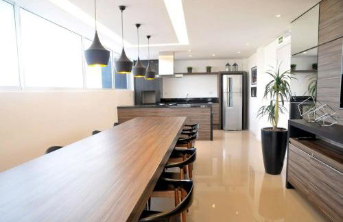 709- Apartamento Decorado Encantador, mobiliado, amplo, cozinha completa, Excelente localização no Rebouças - Foto 33