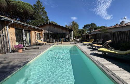 Villa paisible avec piscine chauffée et climatisation à Lège-Cap-Ferret - FR-1-736-65 - Photo 2
