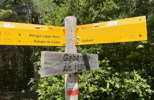 CALMFRANC ático abuhardillado con vistas al río y la montaña Avistamiento de ciervos en Canfranc Pueblo - Foto 65