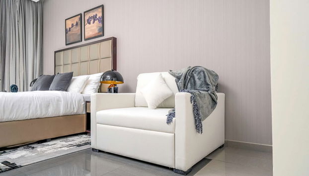 Chic Studio in Business Bay Near Burj Khalifa - Foto 5, Habitación