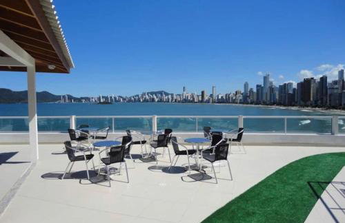 Loft Internacional Residence c linda vista do mar - Foto 13