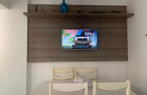 São Vicente Itararé prédio frente mar apto fundo vista parcial - Photo 8