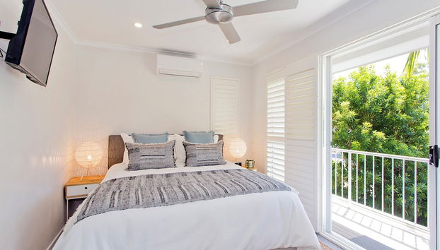 Noosa Parade Townhouse w Terrace - Foto 3, Habitación