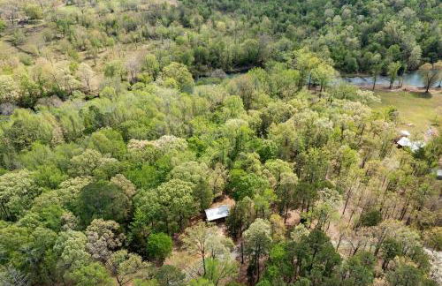 Stunning Riverfront Log Cabin Nestled Amidst Trees in Nashoba, Oklahoma - Foto 25