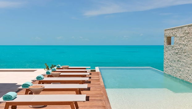 Luxurious Oceanfront Villa Infinity Pool Plunge - Foto 5, Habitación