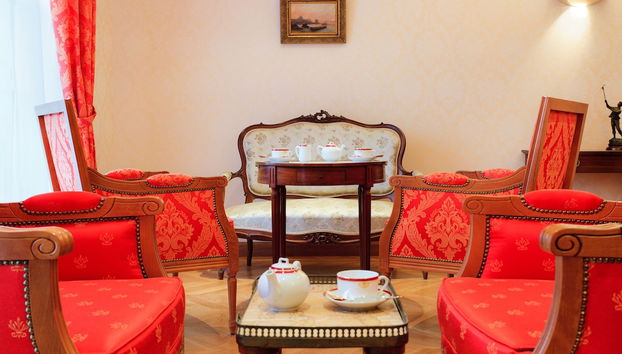 Sala de estar do lobby