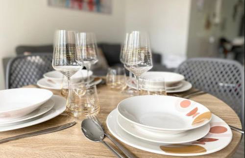 Le cocon urbain - Modern 4BR Apartment with Free Parking, High-Speed Wifi, Quick Access to A6 & N7 - Foto 10