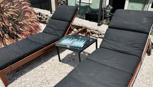 THE L lodge, ocean view private garden Cottage - Foto 5, Garden, sunbed