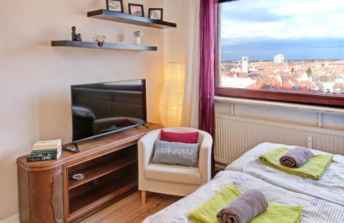 Blick über Karlsruhe - Ferienwohnung Panorama - Foto 8