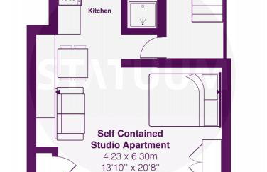 Hackney Road, London E2 - Studio Apartment for 3 - Foto 13
