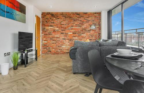 Penthouse - Amazing City Skyline Views - Free Parking - Balcony - Utilita Arena - New St Station - Bullring Shopping - Foto 25