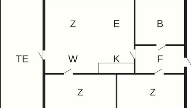 6 Person Holiday Home in Allinge - Foto 3, Plano