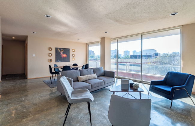 Polanco Flat - Laundry- Parking-elevator-sleeps 10 - Foto 9