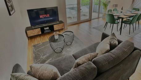 4-Zimmer-Apartment - Messe - Airport - Tiefgarage - 3-Schlafzimmer - Küche - Foto 1