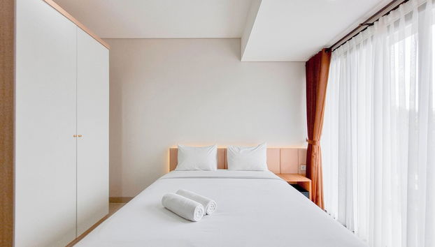 Homey And Relaxing Studio Patraland Amarta Apartment - Foto 4, Habitación