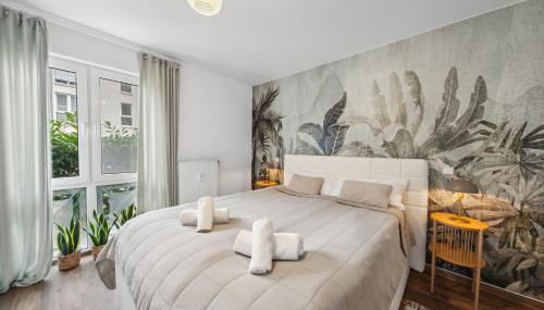 Barrierefrei - Privatparkplatz - zentral im Grünen - Foto 5, Garden view, furniture, towels