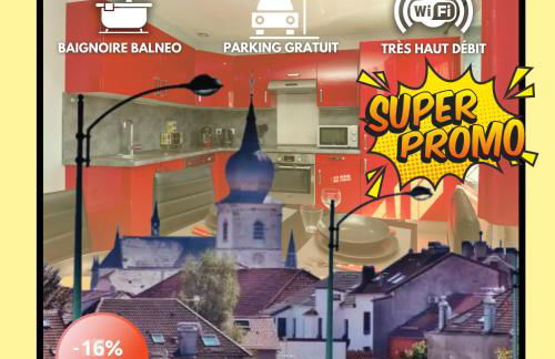 Le Tassigny 3 étoiles - Hyper-Centre Balneo Wifi Parking - Foto 2