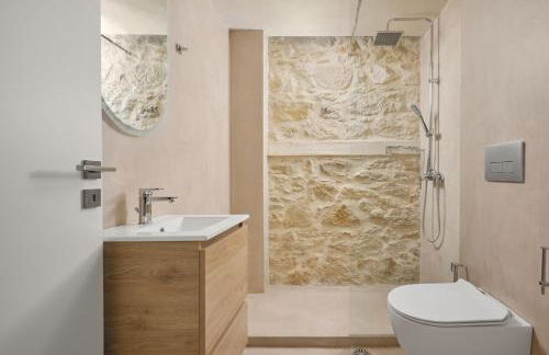 Chic Greek Cave Maisonette with hot tub - Foto 12