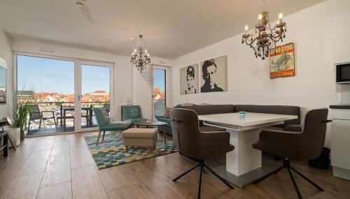 Müritz Utkiek - Apartment mit Seeblick & Balkon in der Hafenresidenz - Foto 3