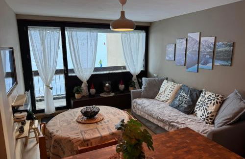 Appartement Les Chalmettes 4 Personnes au pied des Pistes Wifi - Balcon - Parking - Photo 1