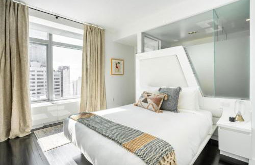 Financial District 1br w WD gym elevator NYC-1362 - Foto 6