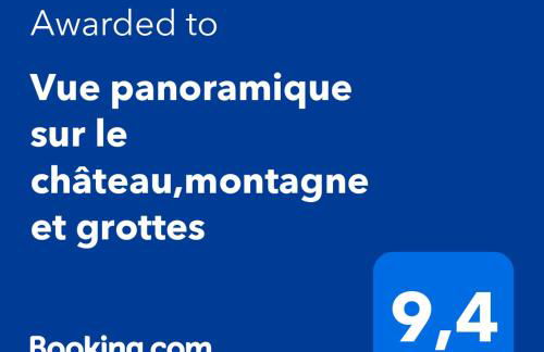 Vue panoramique sur le château,montagne et grottes - Foto 15