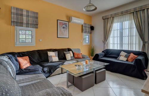 Chrysanthi Luxury Villa In Salakos, with Pool & Jacuzzi, Near Beach - Foto 23