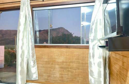 Flat com 2 quartos 2 banh AR e uma vista espetacular na área central de GV com cozinha completa-Bom p grupos ou familias ou empresas - Foto 21