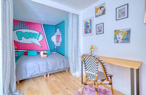 Confort et Nature, Duplex Idéal à Jouy-en-Josas, Parking gratuit, 25 mn orly, 10 mn Versailles - Foto 5