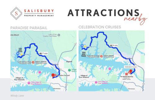 Beautiful Lake Front Home with Private Dock In Lick Branch Cove - Foto 26