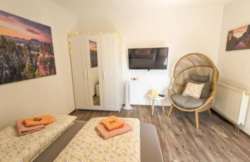 B6 - Urlaubsmagie - Inmitten der Sächsischen Schweiz mit Balkon mit Ausblick auf die Sandsteine - Foto 8