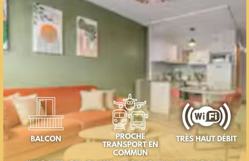 Cosy T3 Plein Centre, Clim & Balcon - Foto 34
