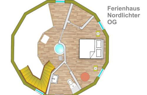 Kugelhaus Nordlichter - Skandinavischer Rückzugsort in runder Form am Tollensesee - Foto 29