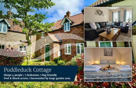 Puddleduck Cottage - Part of the The Bay Filey Holiday Village with pool, gym and direct beach access, pub, restaurant, tennis and meadows walks - Foto 1
