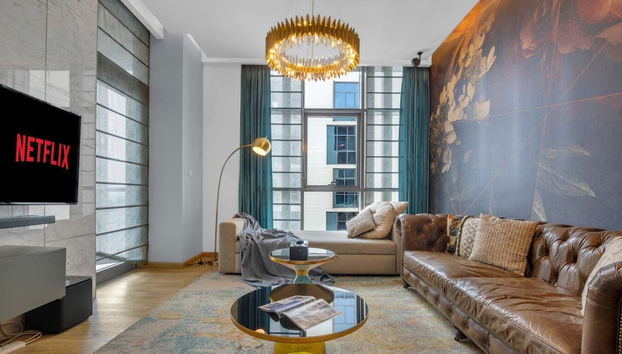 Manzil - Stylish 2BR nr Metro Station Al Jaddaf - Foto 5, Habitación