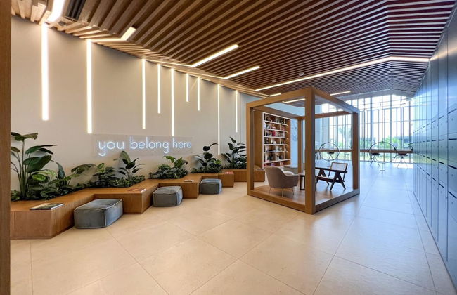 Modern Boho 1BR Sleeps4 Balcony Pool Gym Dxbhills - Foto 29