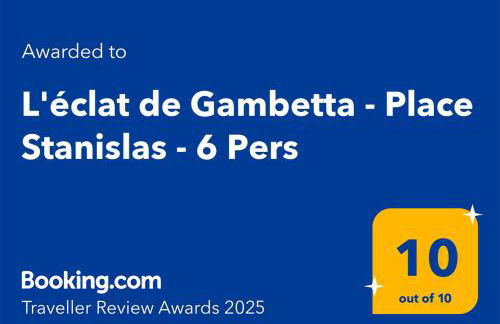 L'éclat de Gambetta - Place Stanislas - 6 Pers - Foto 17