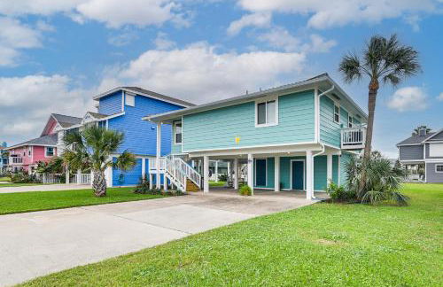 Colorful Beachside Oasis! Galveston Family Home - Foto 36