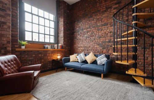Liverpool Warehouse Flat - Sleeps 5, WiFi, Free On-Site Parking - Foto 15