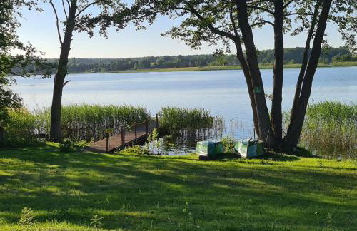 Siedlisko nr 4E i 4F nad jeziorem Skarlińskim, jezioro, mazury, domki letniskowe, bania - Foto 12