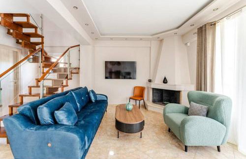 Seaside Luxury Villa-Maisonette Makinia 135sqm , 15' Nafpaktos - Foto 8