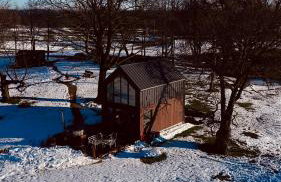 Vilanovka - domki z prywatną balią przy stawie i lesie - Foto 63