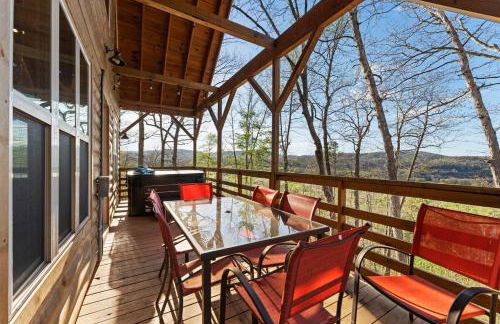 Cabin 4 Mtn View Cabin Near River with Fire Pit and Hot Tub - Foto 34