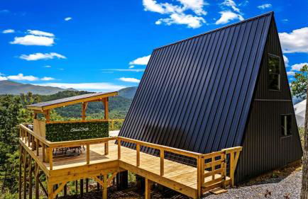 Modern A-Frame Cabin with Breathtaking Views of the Smoky Mountains, Perfect for Families or Groups - Foto 8