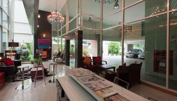 Sala de estar do lobby