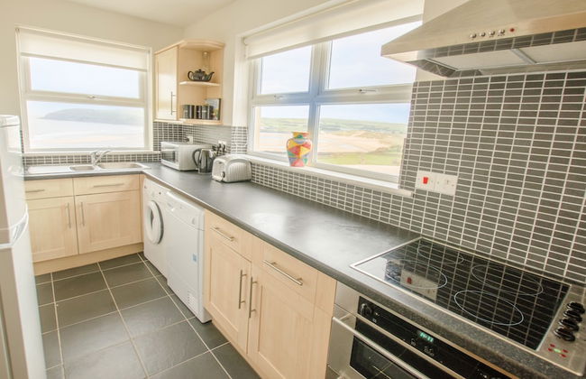 Beach Breeze Croyde 2 Bed, Sleeps 4-5, Sea Beach Views - Foto 7