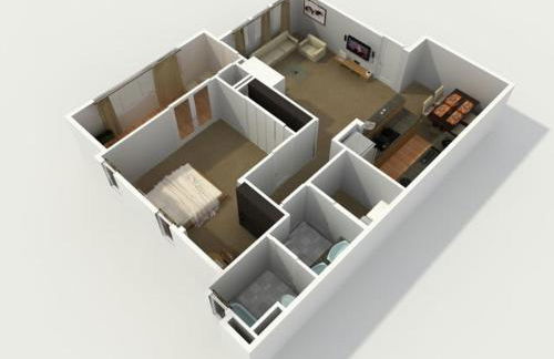 New Trendy 1BR Apartment with Heated Pool Gym & Minigolf - Foto 50