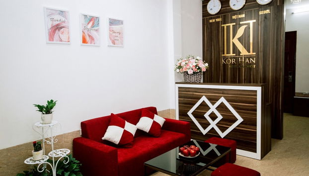 KorHan Apartment - Foto 3, Sitzecke in der Lobby