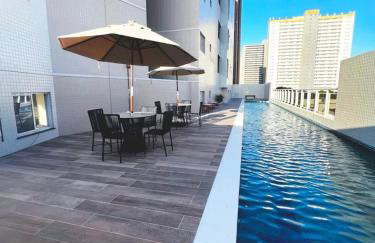 Apartamento com piscina Praia de Iracema, Aquarius Residence-Fortaleza - Foto 14