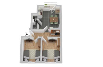 CosyHomes24 - Centrally with top traffic connection and balcony - UN01 - Foto 6